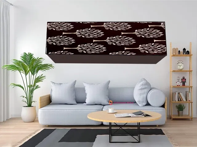 PVC Printed AC Cover (Multicolor, 1.5 Ton)