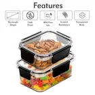 KS Unbreakable Airtight Premium Kitchen Storage Container - 500 ml Pack of 2
