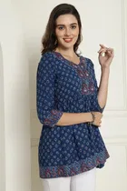 Cotton Printed Top for Women 