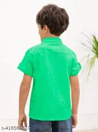 Solid Cotton Blend Kurta Set for Boys 