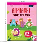 Alphabet And Numbers Sticker Book for kids 