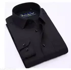 Cotton Solid Full Sleeves Shirt for Men 