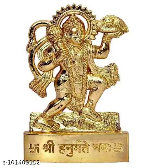 God Hanumanji Idol (Gold)