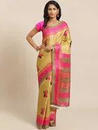 New Fancy Khadi Festive Sarees 