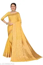 Chanderi Cotton Zari Woven Saree for Women 