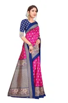 Art Silk Kalamkari Saree for Women 
