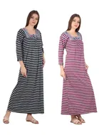 Woolen Hosiery Nighty for Women 