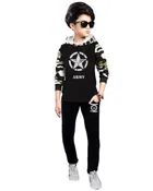 Cotton Blend Hooded Neck Sweatshirts for Boys 