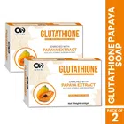 Co-Luxury Glutathione Papaya Extracts Skin Brightening Bathing Soap (100 g, Pack of 2)