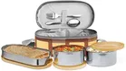 MILTON Corporate Stainless Steel,(2 x 280 ml, 472 ml)3 Containers Lunch Box  (Brown, 1032 ml, Thermoware, Pack of 1)