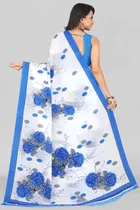 Georgette Printed Saree for Women 