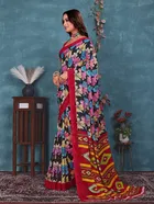 Georgette Printed Saree for Women 
