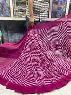 Georgette Applique Saree for Women 