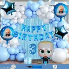 Boss Baby Theme 3rd Happy Birthday Decoration Items For Girls, Multicolor, Pack of 112
