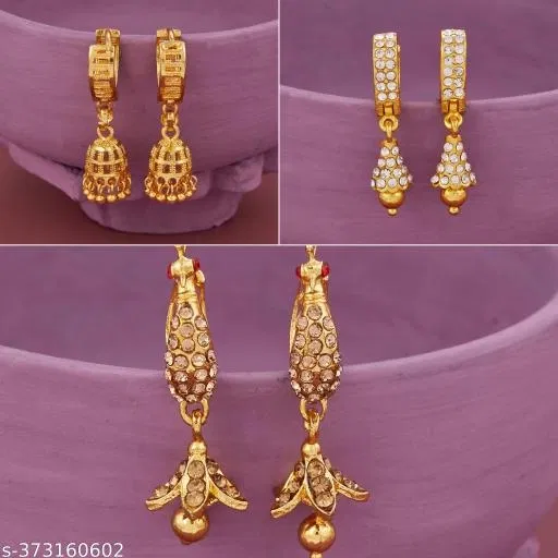 Stylish Earring/Bali Combo For Women'S/Girls