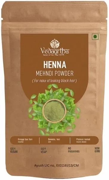 Vedaartha Henna Powder, Pack of 1 (50 g)