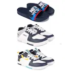 Combo of Casual Shoes with Sliders for Men 