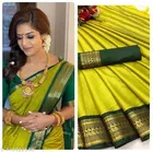Cotton Silk Zari Woven Saree for Women 