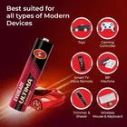 EVEREADY Ultima | 400% Longer Lasting | Alkaline AAA Battery [Pack of 4]