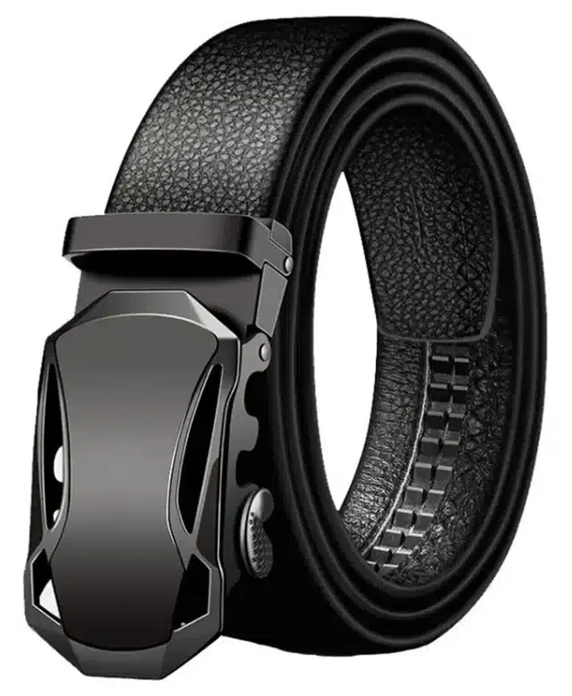 Synthetic Casual Belt for Men (Black)