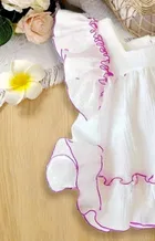 Cotton Solid Frock for Girls 