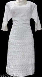 Rayon Embroidered Kurti for Women 