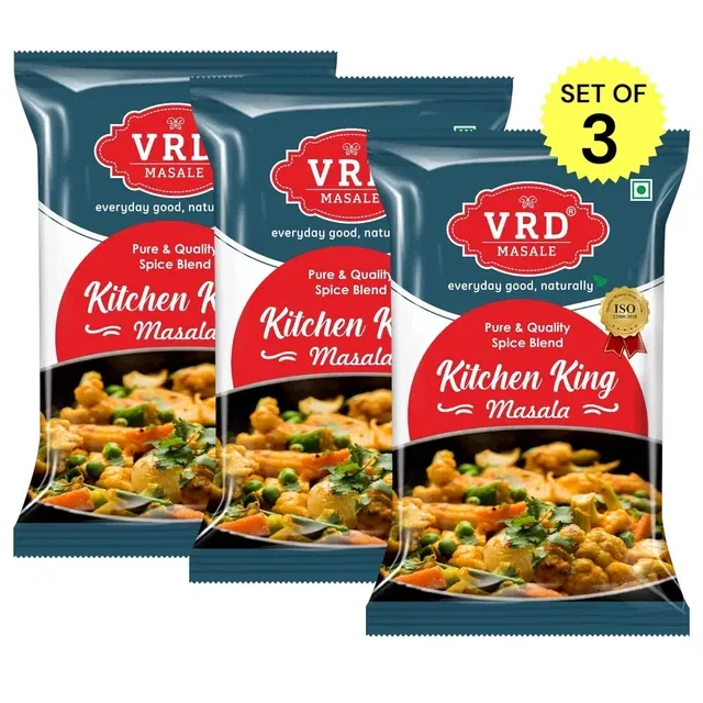 वीआरडी किचन किंग मसाला 12 g (पाउच) (3 का सेट)