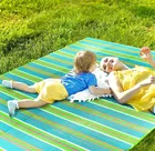 Plastic chatai mat with Handle for Travel/Home 3x6 Feet