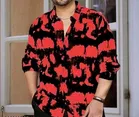 Slik Full Sleeves Shirt for Men (Multicolor, S)