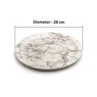 DINE SMART 2 Pcs Melamine Euro Full Plate 