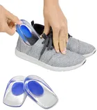 Silicon Heel Pad for Heel Ankle Pain, Heel Spur Shoe Support Pad for Men and Women Shock Cushion Pad for Heels 