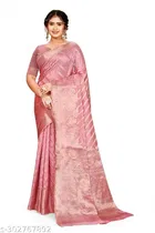 Organza Zari Woven Saree for Women 