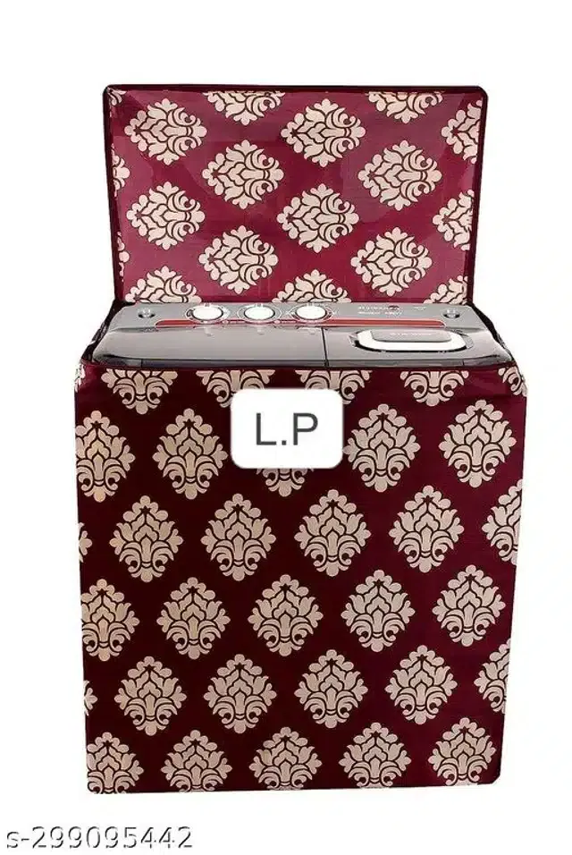 Polyester Washing Machine Cover (Multicolor)