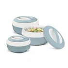 Asian Cosmos Non DLX Casserole Set of 3, Assorted [600 ml, 1000 ml, 1500 ml]