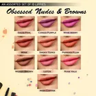 Ronzille Silky Matte Mini Liquid Lipsticks Set Of 10 Pack Of 10