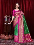 Mysore Silk Printed Saree for Women 