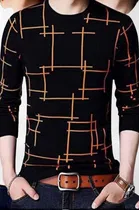 Ruggstar Casual Printed Round Neck T-Shirt For Men 