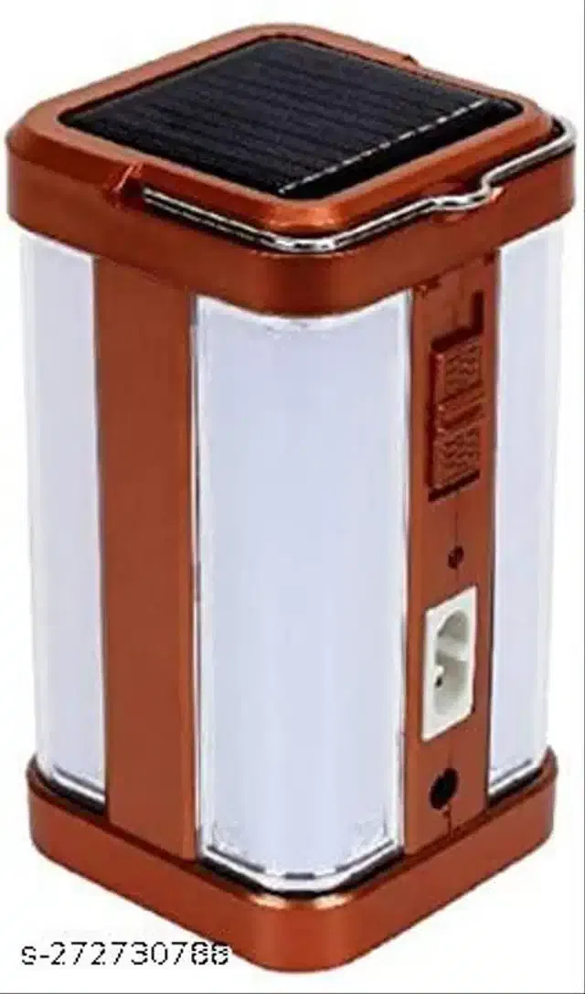 Solar & Electric Rechargeable Emergency Light (White)