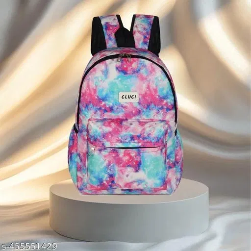 Fabric Backpack Bag, Multicolor