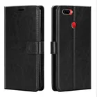 Oppo A7 Artificial Leather Mobile Flip Cover 