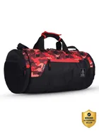 Gear Cross Training, 29L Regular Hand Duffel Bag for Men & Women, Black Orange