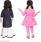 Rayon Kurta Set for Girls 