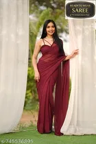 Pre-draped Georgette Saree for Women 