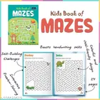 Super Cute Toddlers Coloring Bag + Kids Book of Mazes – Set of 2 Fun and Educational Activity Books for Toddlers