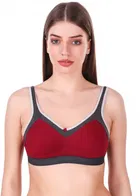 Cotton Blend Non Padded Bra for Women 