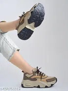 Solid Synthetic Slip-on Sneakers for Women 