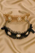Kids Pearl Embellished Hairband 