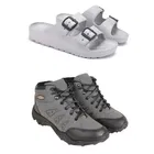 Combo of Casual Shoes with Sliders for Men 