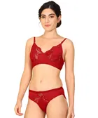 Pibu वीमेन कॉटन ब्रा पैंटी सेट 