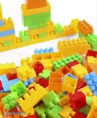 Plastic 60 Pcs Block Toys Set for Kids 